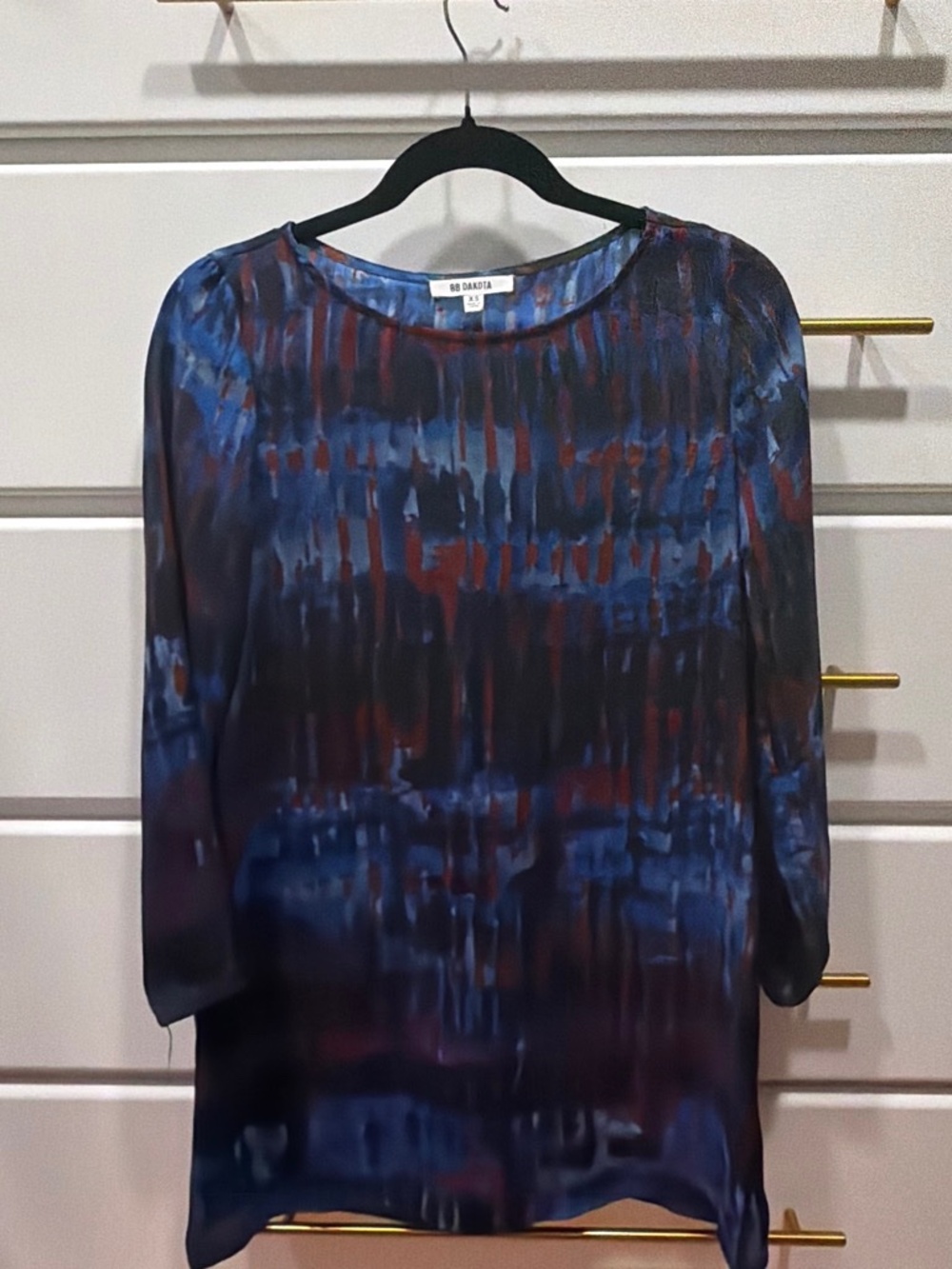 BB Dakota Mini Abstract Shift Dress